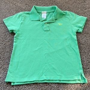 Crewcuts green polo size 4/5
